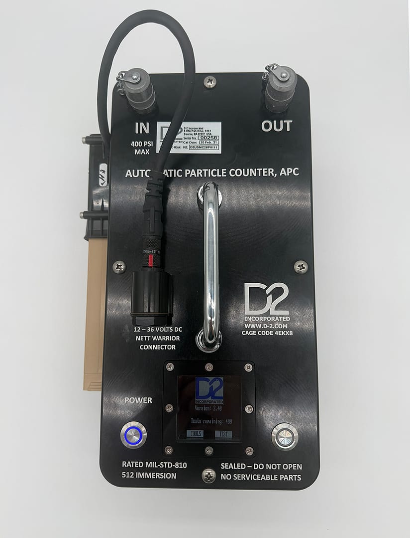 Automated Particle Counter with Density and Conductivity - D-2 Incorporated
