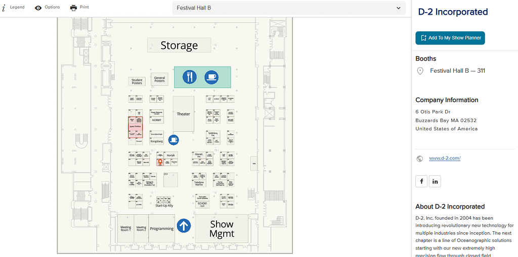 Oceans 2025 Chicago FloorPlan