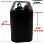 AUV-CTD Business End with dimensions